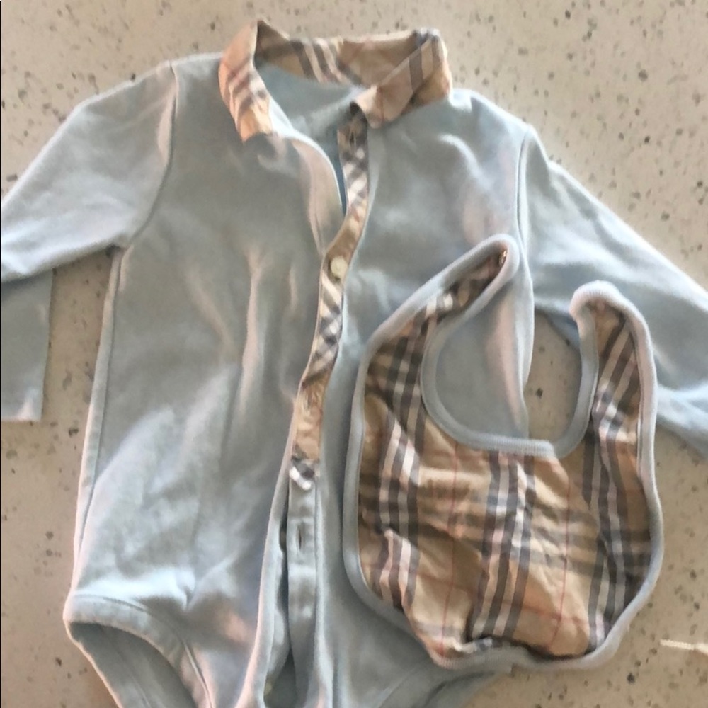 Burberry Onesie with bib